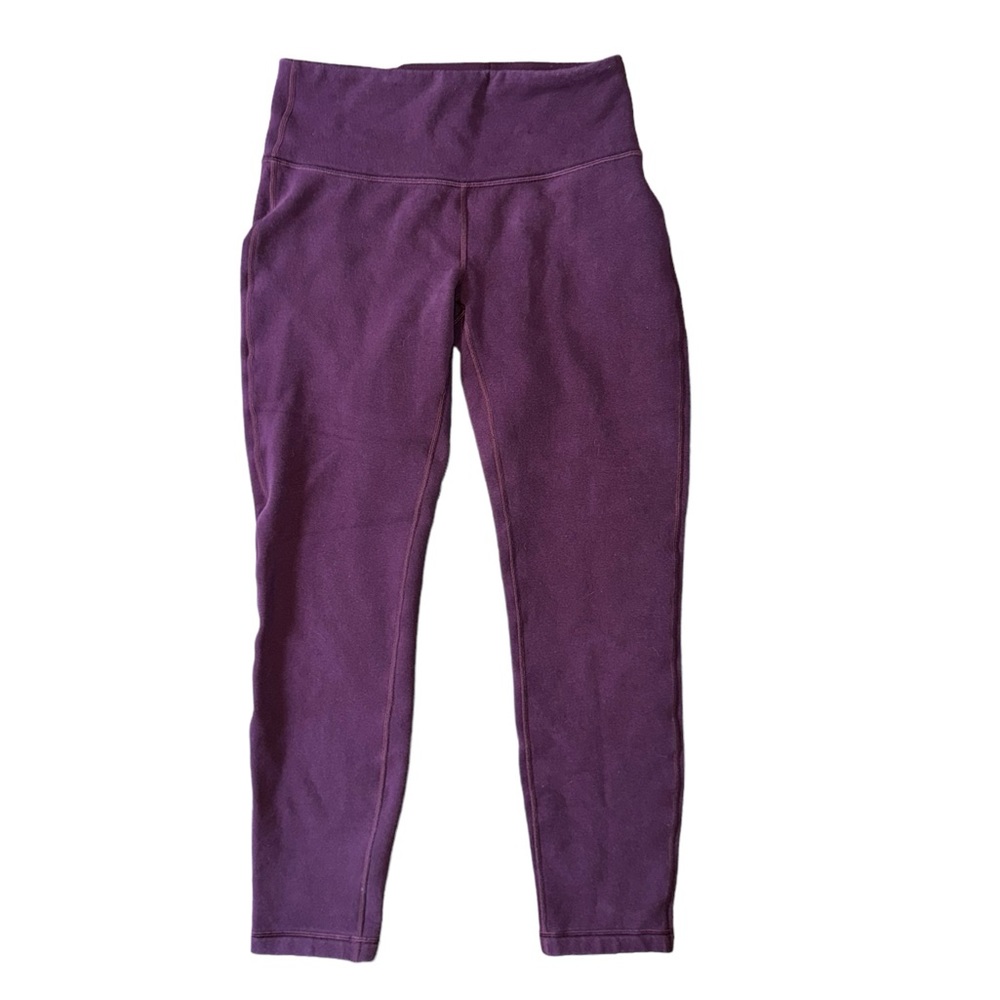 Lululemon fleece Wunder Under Lounge Pant - Picture 2 of 7